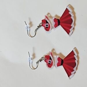 New Red Dress Earrings